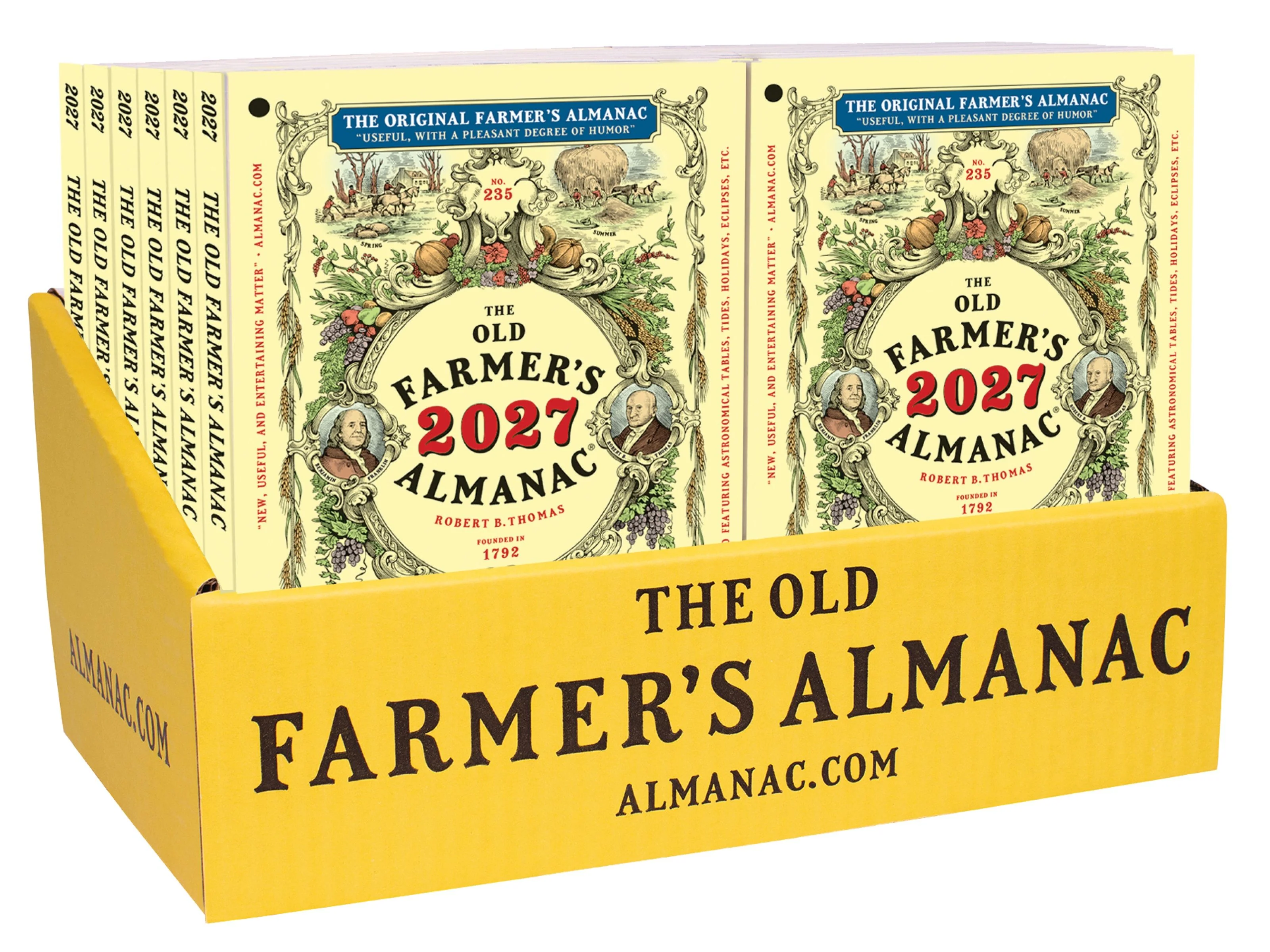 The 2027 Old Farmer's Almanac 24-copy counter display