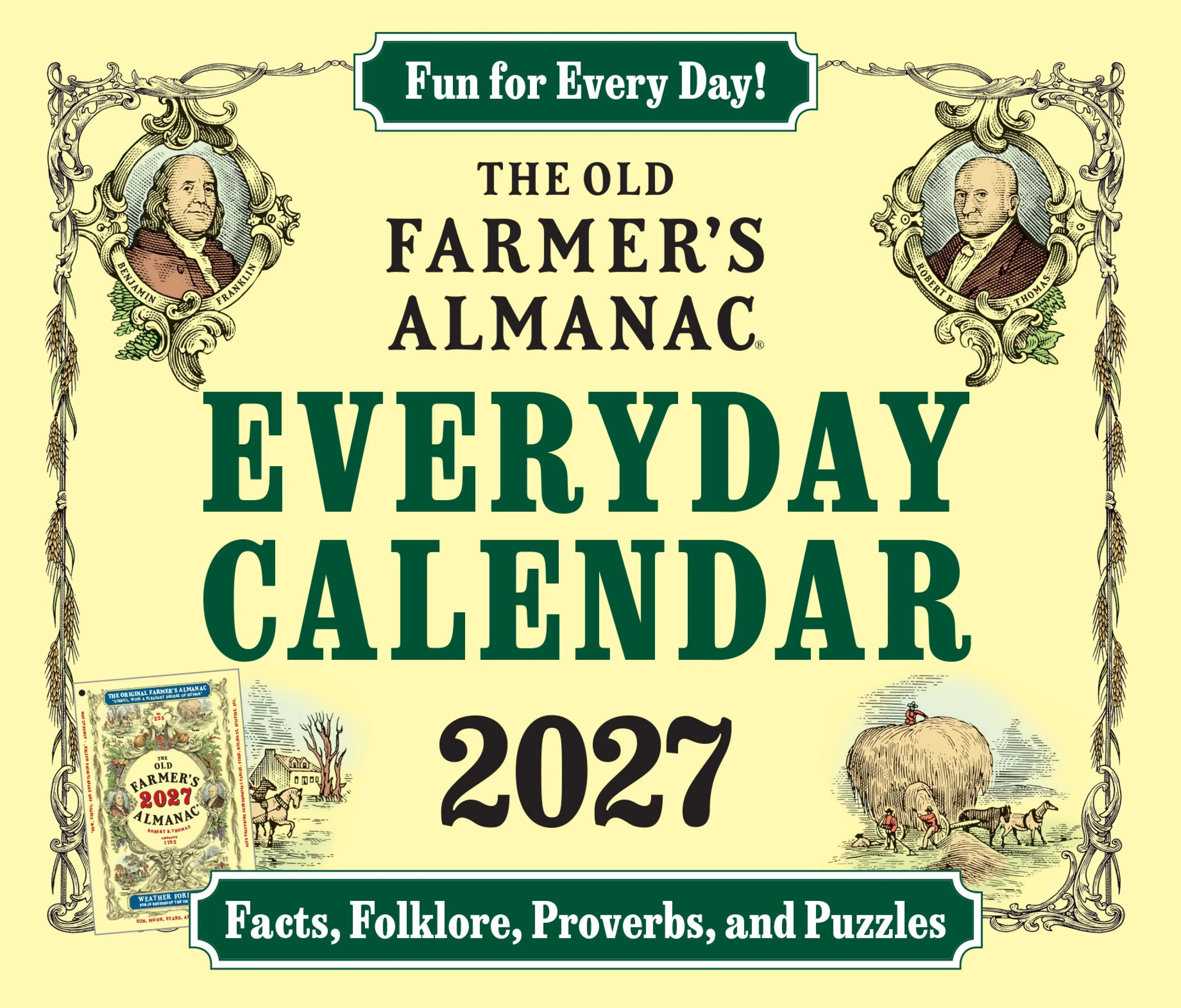The 2027 Old Farmer's Almanac Everyday Box Calendar